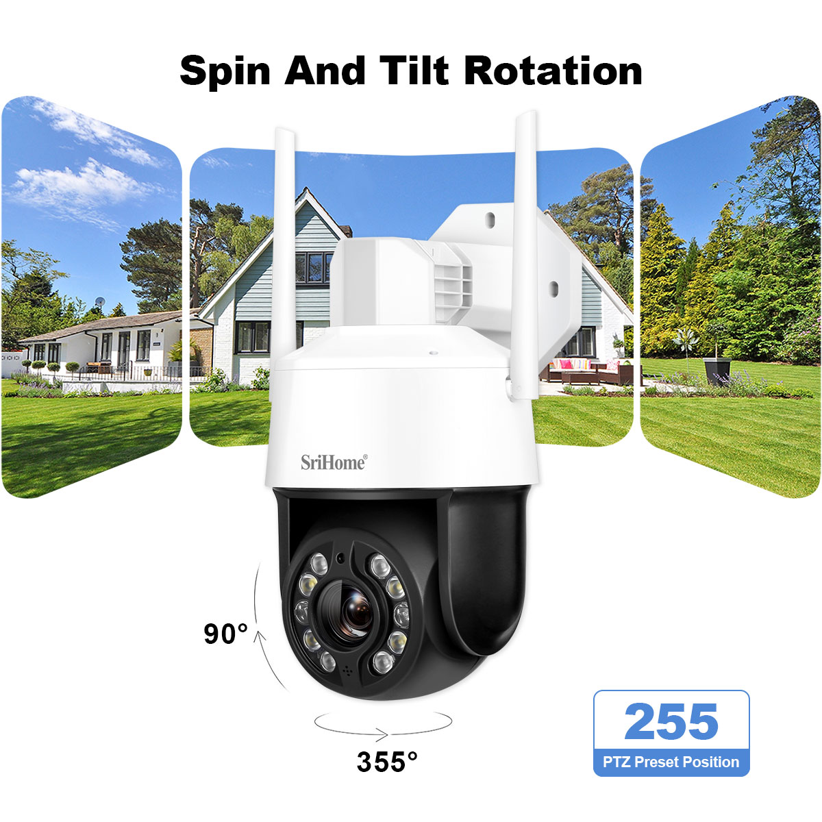 Srihome SH041 QHD 5.0MP 20X Zo - Home Cinema Outdoor บทวิจารณ์และราคา