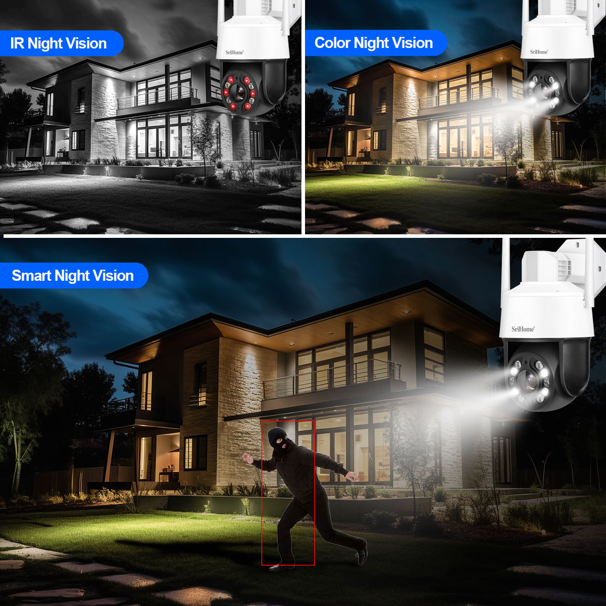 Srihome SH041 QHD 5.0MP 20X Zo - Home Cinema Outdoor บทวิจารณ์และราคา
