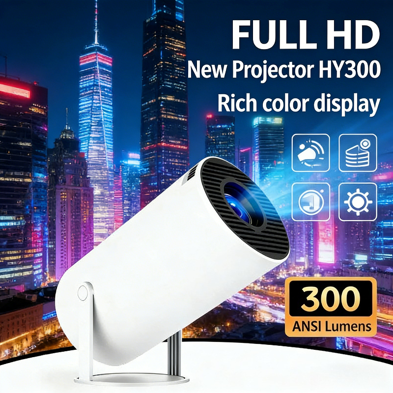New   Projector HY300 4K Andro - Home Cinema Mini บทวิจารณ์และราคา