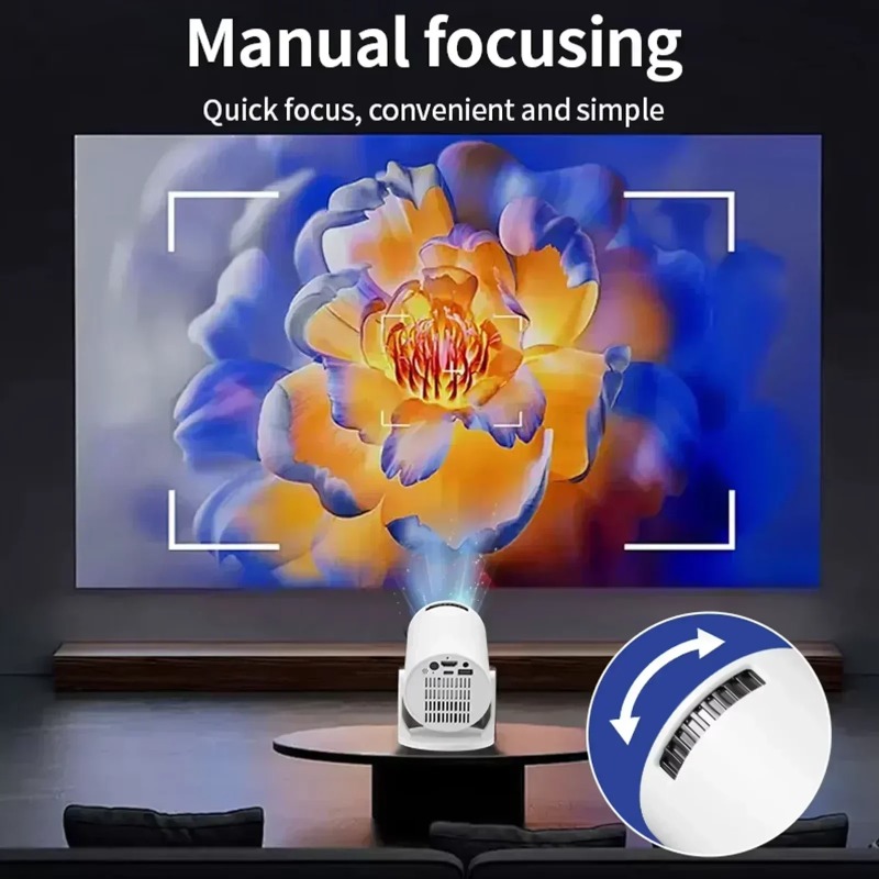 New   Projector HY300 4K Andro - Home Cinema Mini บทวิจารณ์และราคา