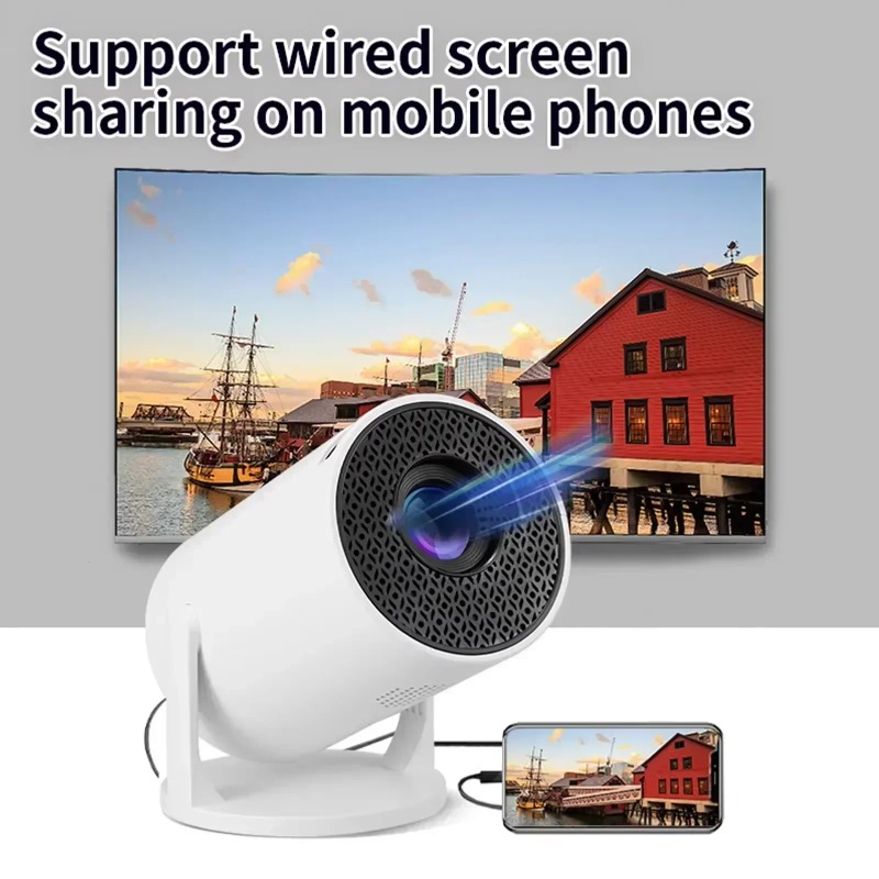 New   Projector HY300 4K Andro - Home Cinema Mini บทวิจารณ์และราคา